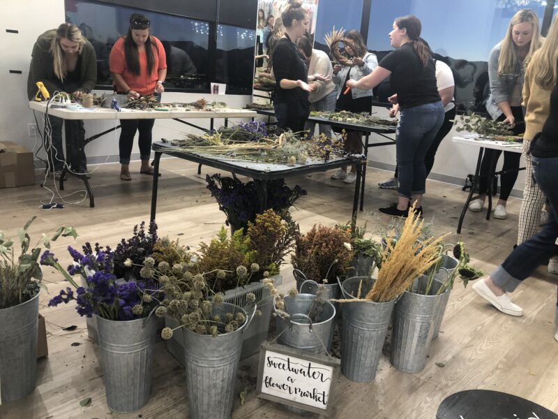 Make Your Own Floral Wreath with Sweetwater Sweetwater A